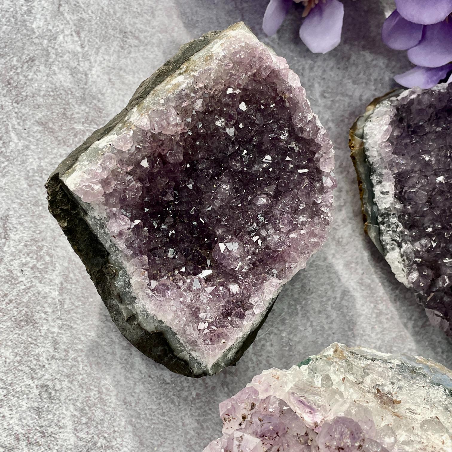 Amethyst Cluster MED - 1pc Amethyst Cluster MED - 1pc